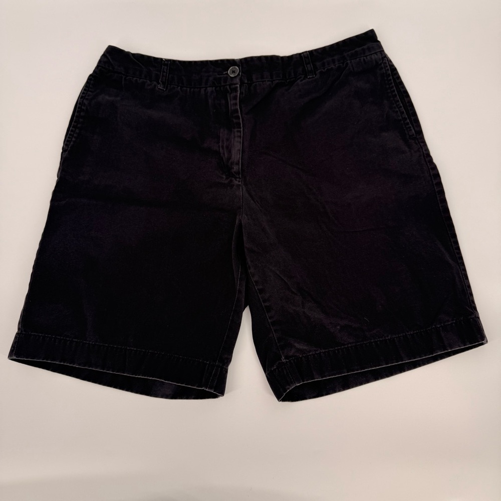 Covington Signature Fit 100% Cotton Black Women’s Casual Shorts Size 16